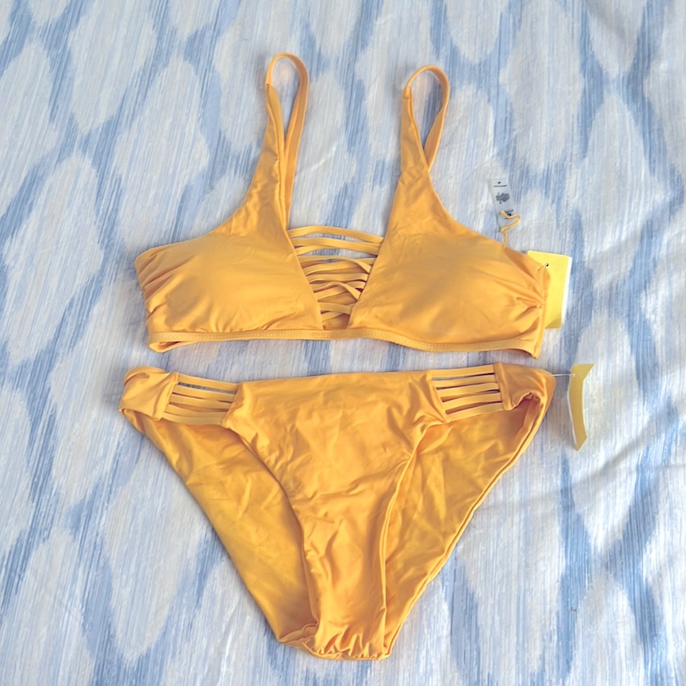NWT Yellow bikini